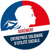 Logo du label ESUS – Entreprise Solidaire d’Utilité Sociale, agrément officiel